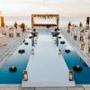 White Melamine Floating Stage